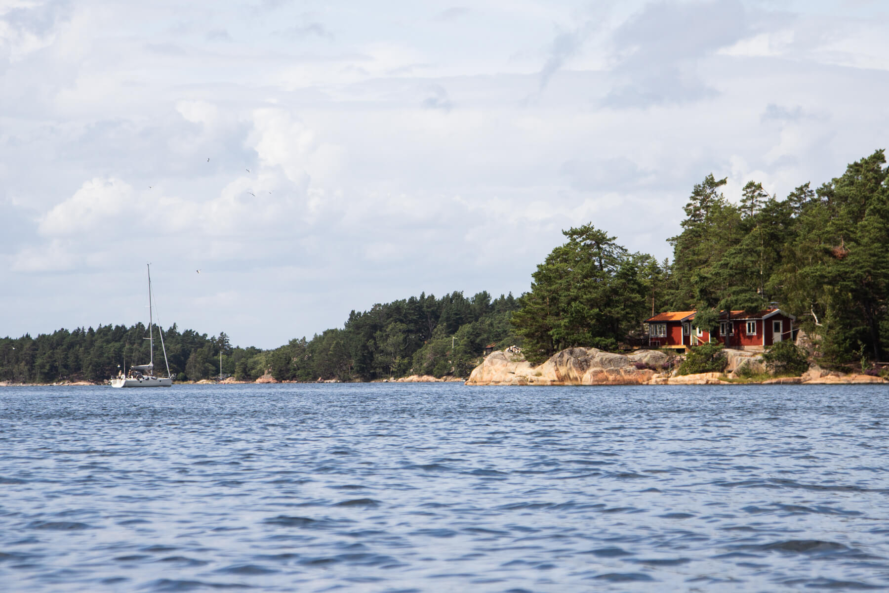 Kayaking around Gällnö