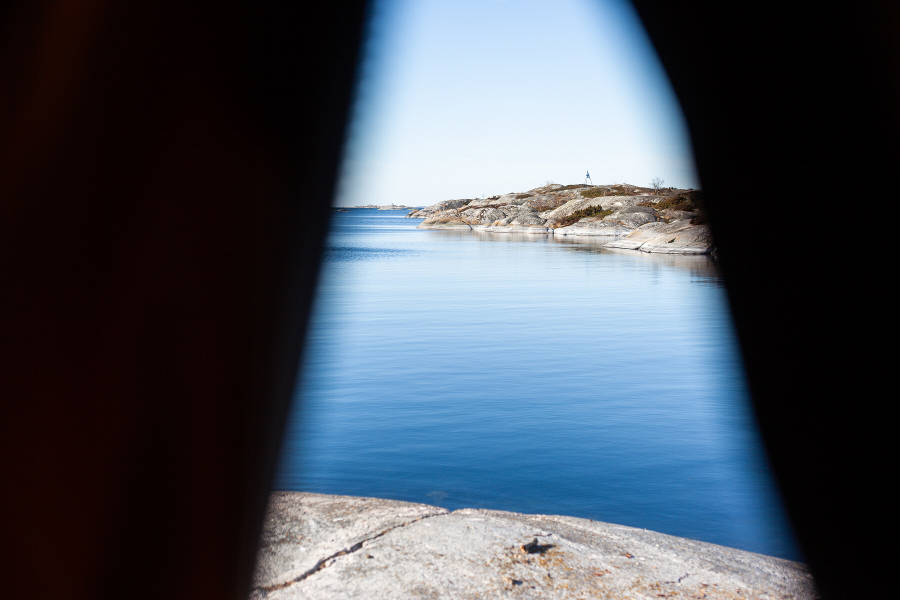 Poranny widok z namiotu Szwecja