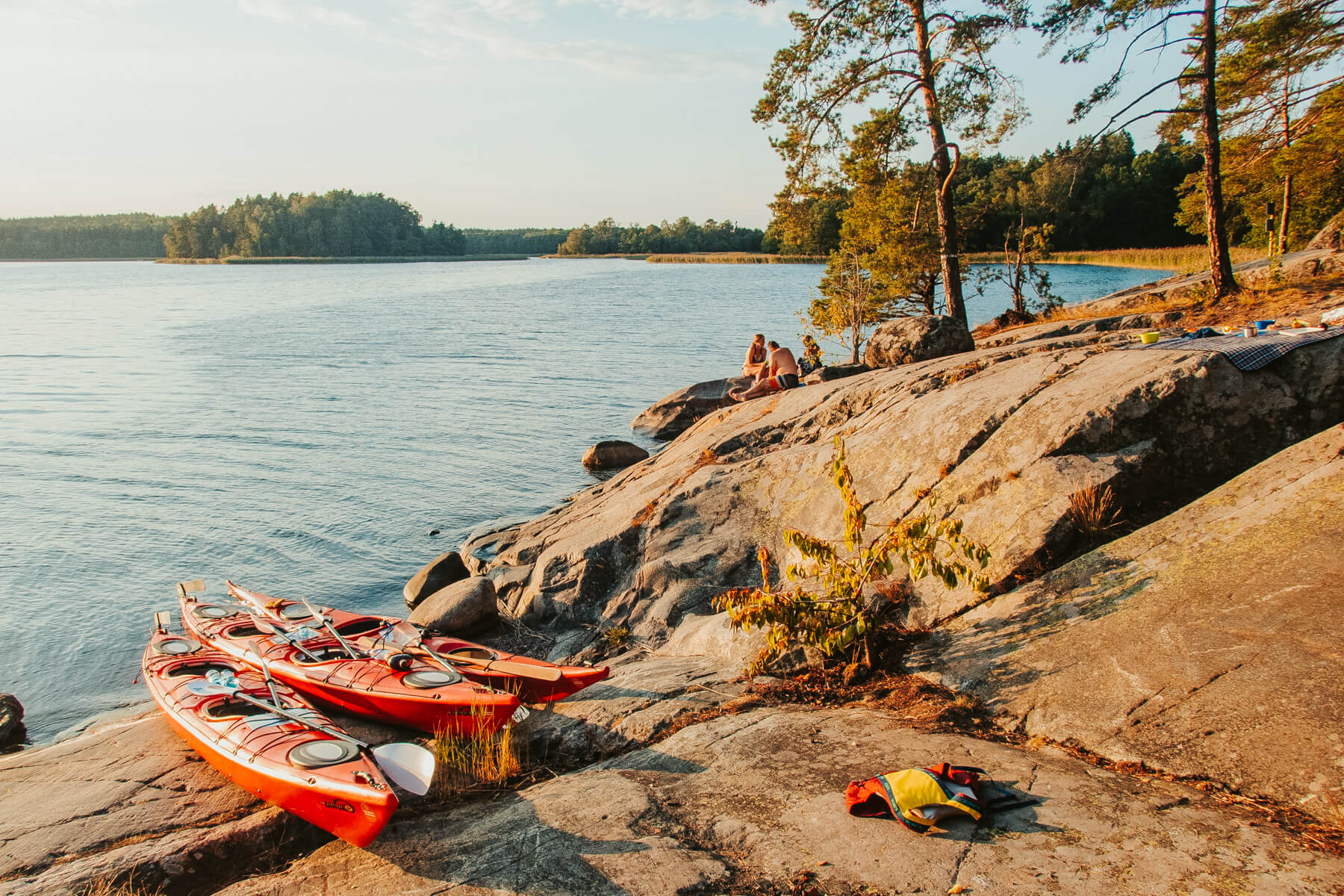 Excursions et location de kayaks - Archipel de Stockholm