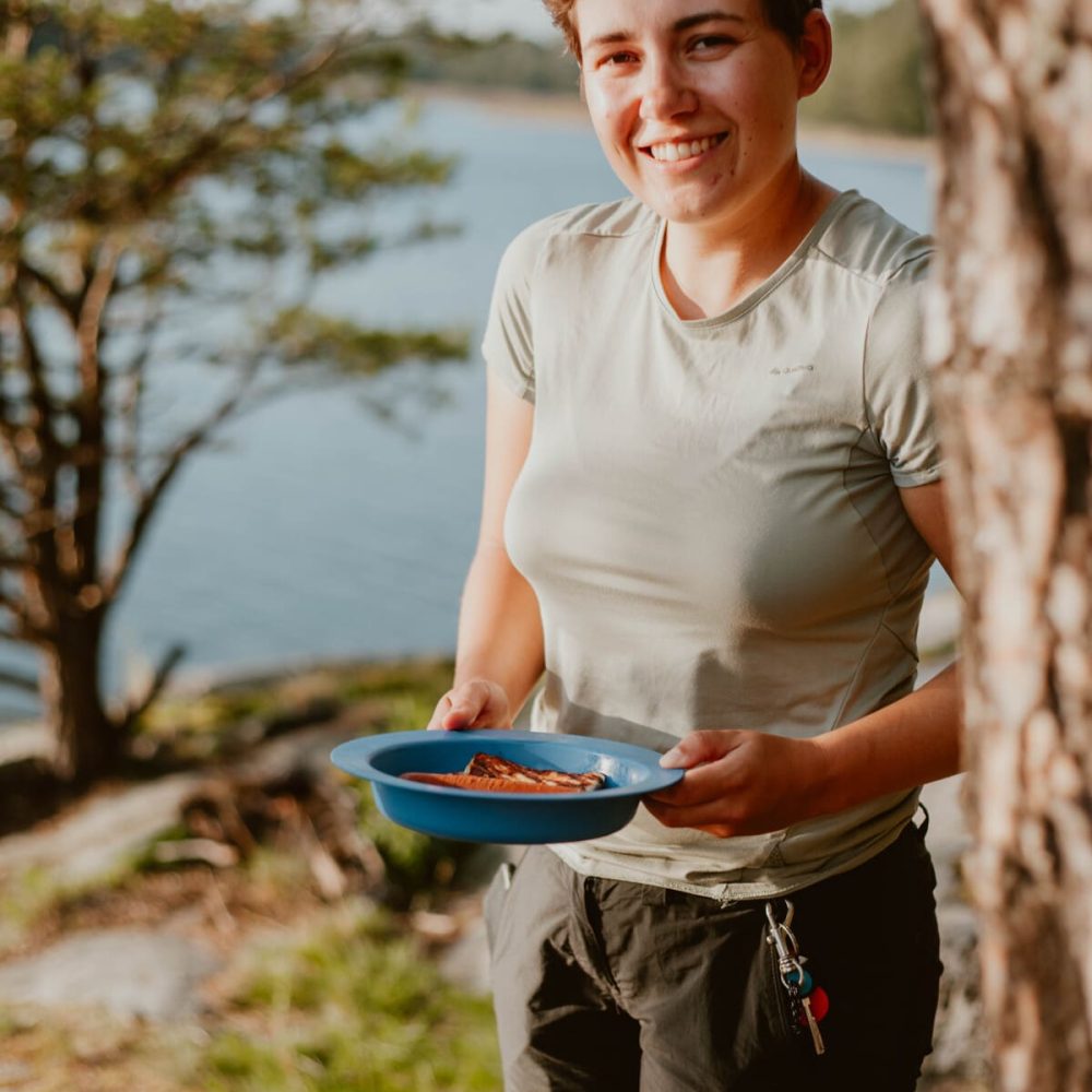 Enjoying the flavors of outdoor cooking - where every bite tastes better in nature's embrace