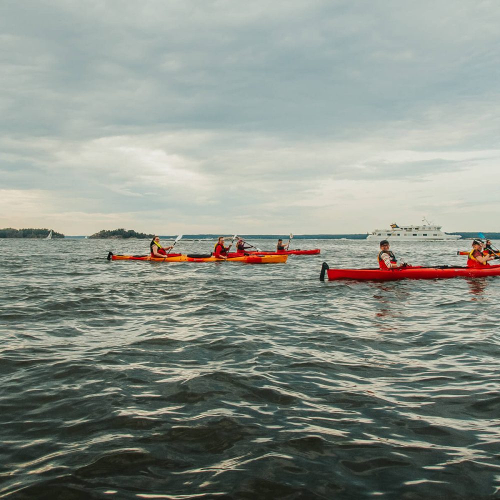 Girls kayaking and wild camping: Adventure and bonding in nature's embrace