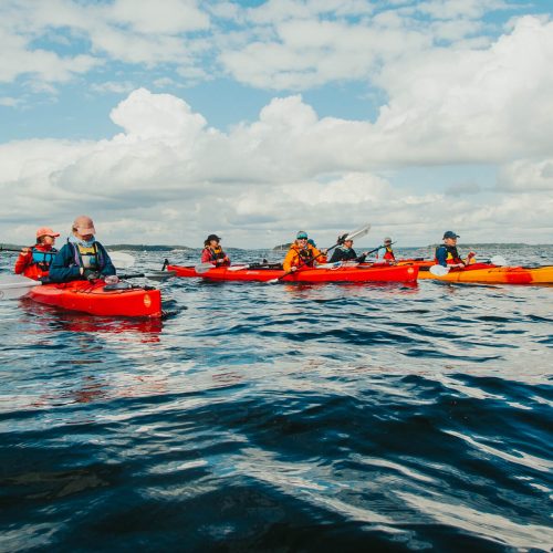 Girls kayaking and wild camping: Adventure and bonding in nature's embrace