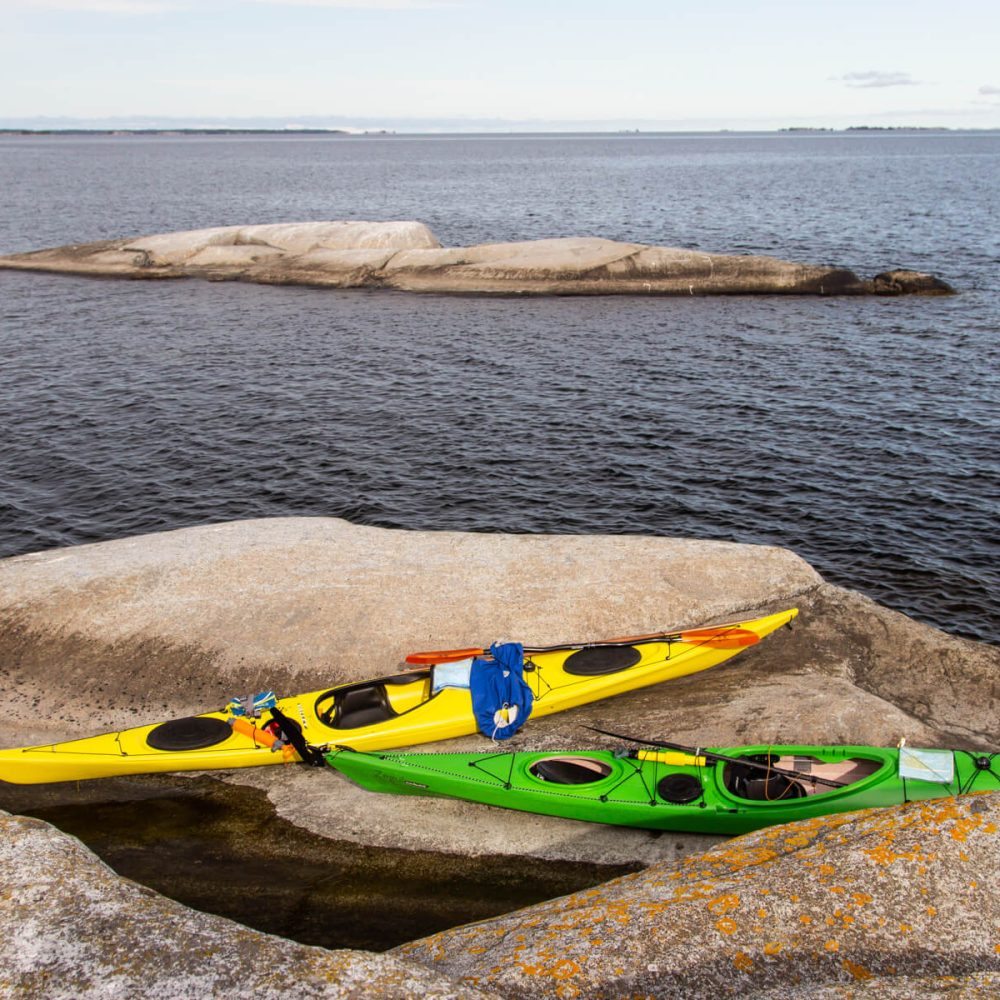 Scenic Lunch Spot on an Isolated Island in Stockholm Archipelago