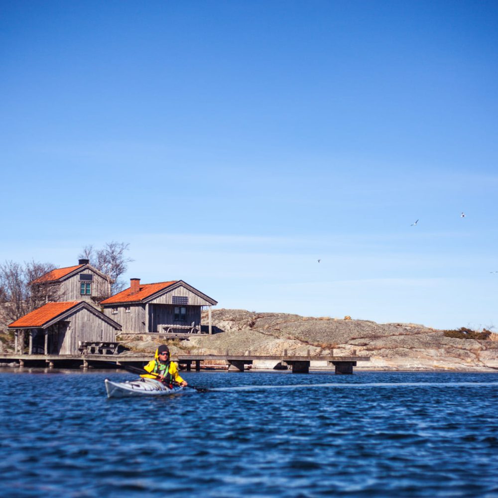 Experiencing the thrill of kayaking in the picturesque archipelago