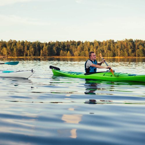 Summer kayaking Vaxholm