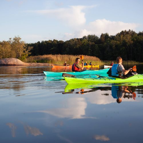 After Work kayaking Vaxholm