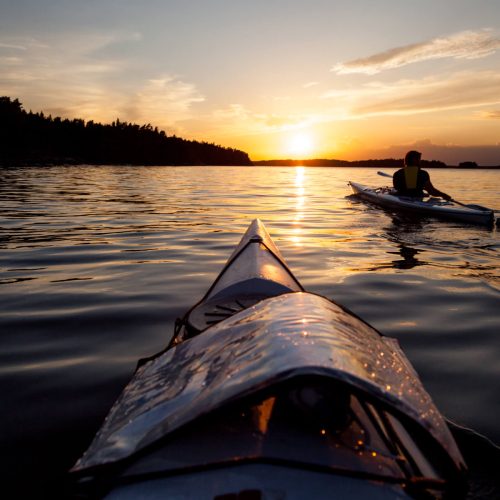 Romantic sunsets: Kayaking through Stockholm's archipelago